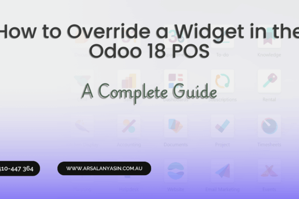 How to Override a Widget in the Odoo 18 POS