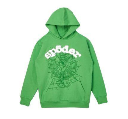 spider hoodie 555 black and white
