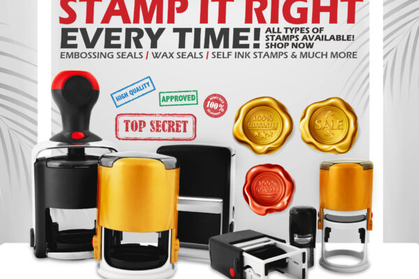 Custom Stamp Maker Near Me | Self-Inking & Rubber Stamps Online