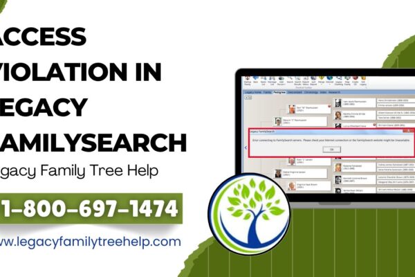Access Violation Error in Legacy FamilySearch
