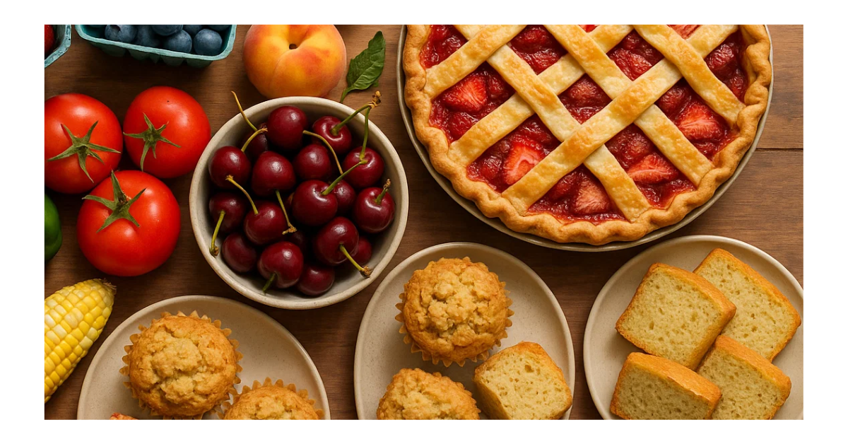 Dive into Fresh Produce and Summer Baking Delights