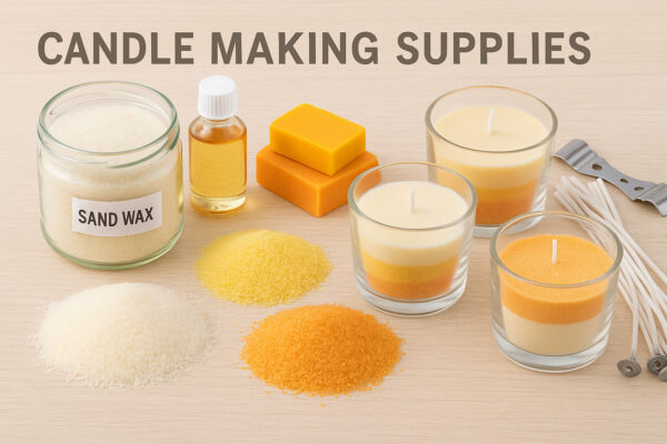 A Complete Guide to Candle Making Supplies: Exploring the Art of Sand Wax Candles
