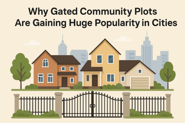 Why Gated Community Plots Are Gaining Huge Popularity in Cities