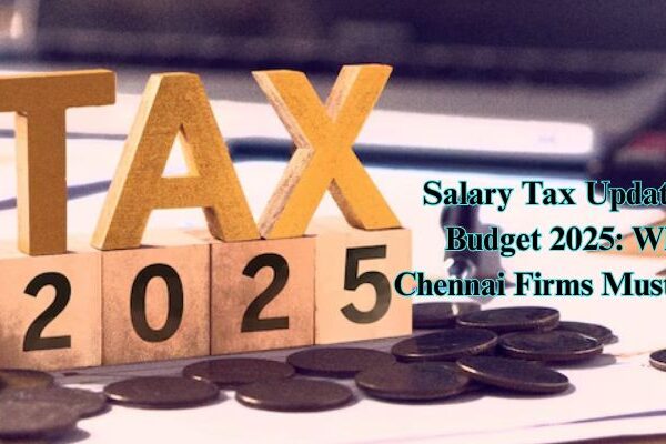 Salary Tax Updates in Budget 2025: What Chennai Firms Must Know
