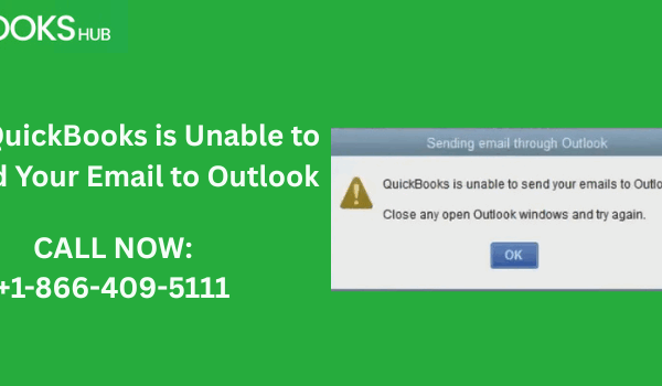Fix QuickBooks is Unable to Send Your Email to Outlook